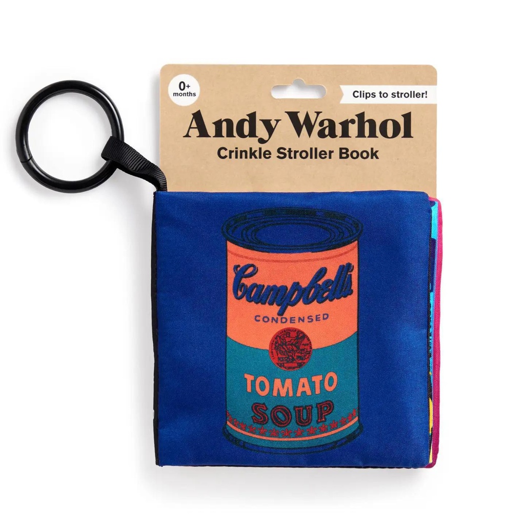 [9780735377790] Andy Warhol Crinkle Fabric Stroller Book