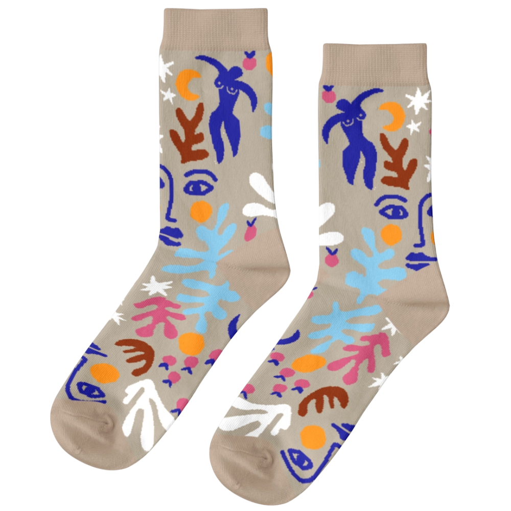 [180218146001] Matisse - Large Crew Socks