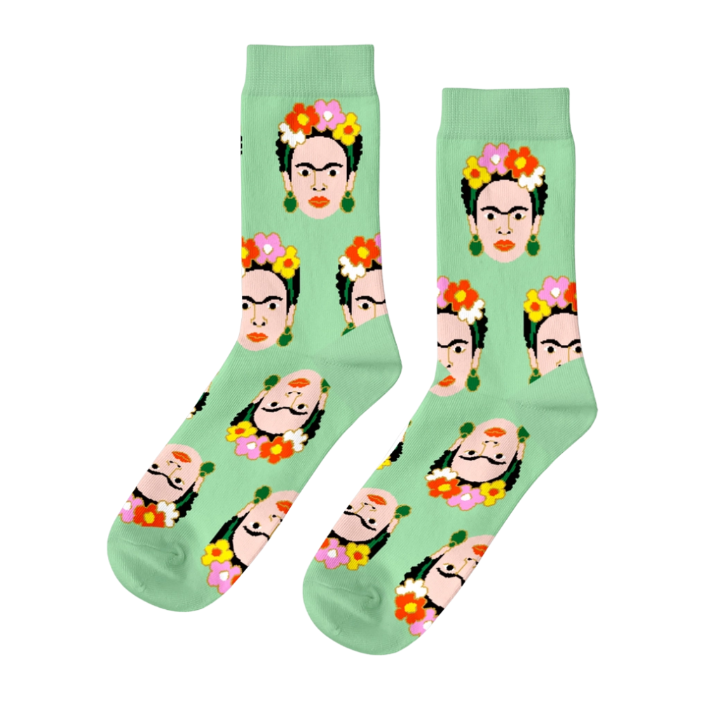 [180214145824] Frida Kahlo - Small Crew Socks