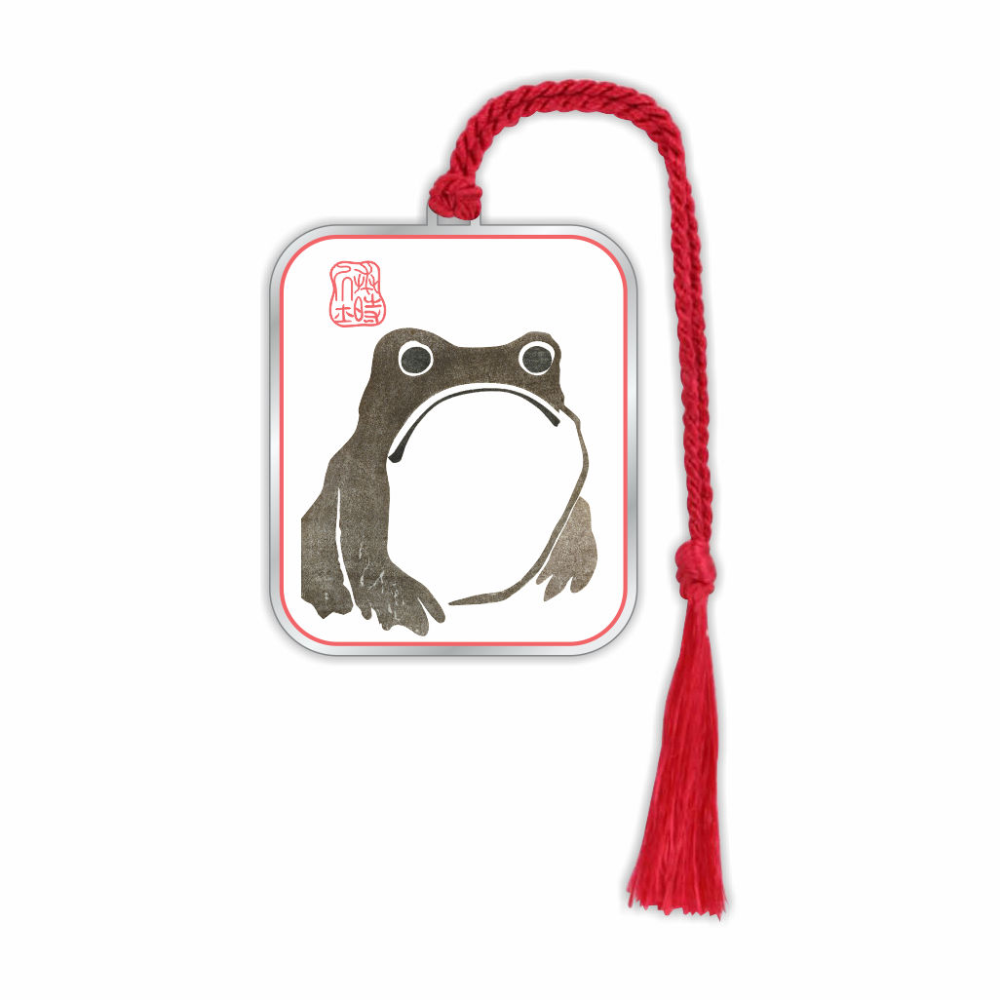 [180213060968] Matsumoto Hoji Frog Metal Bookmark