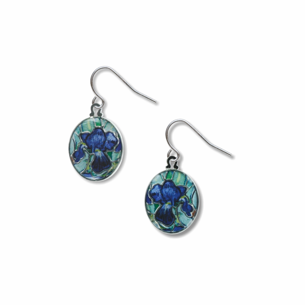 [180217673669] Van Gogh Irises Earrings