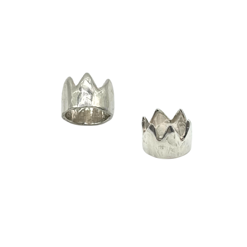 [157946098193] C Crown Ring