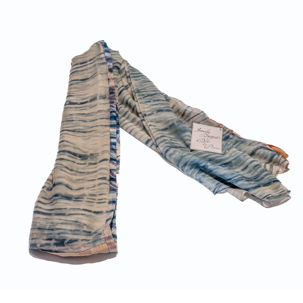 [187965845249] C Tie Dye Organza