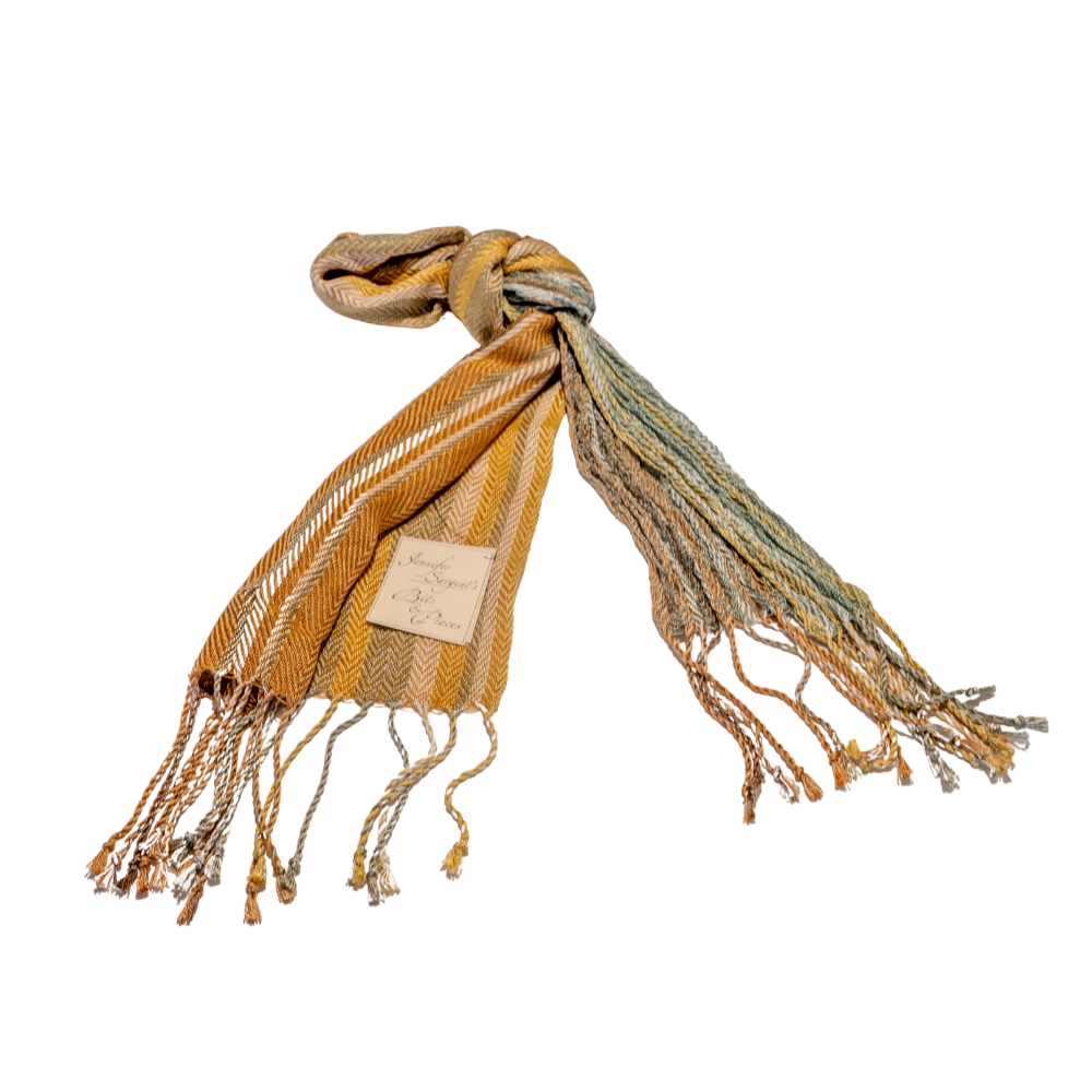 [157947194856] C Wide Crimp Twill Scarf
